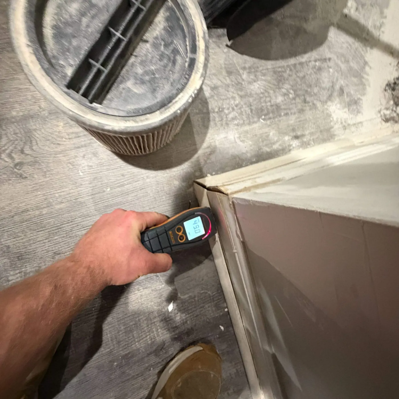 Sump pump backup water removal in Prestwick residential basement